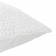 Pemberly Row Transitional Cotton Linen Blend White Euro Sham