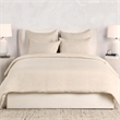 Pemberly Row Transitional Linen Cashmere Fabric Queen Beige Duvet