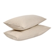 Pemberly Row Transitional Fabric Linen Cashmere King Beige Sham