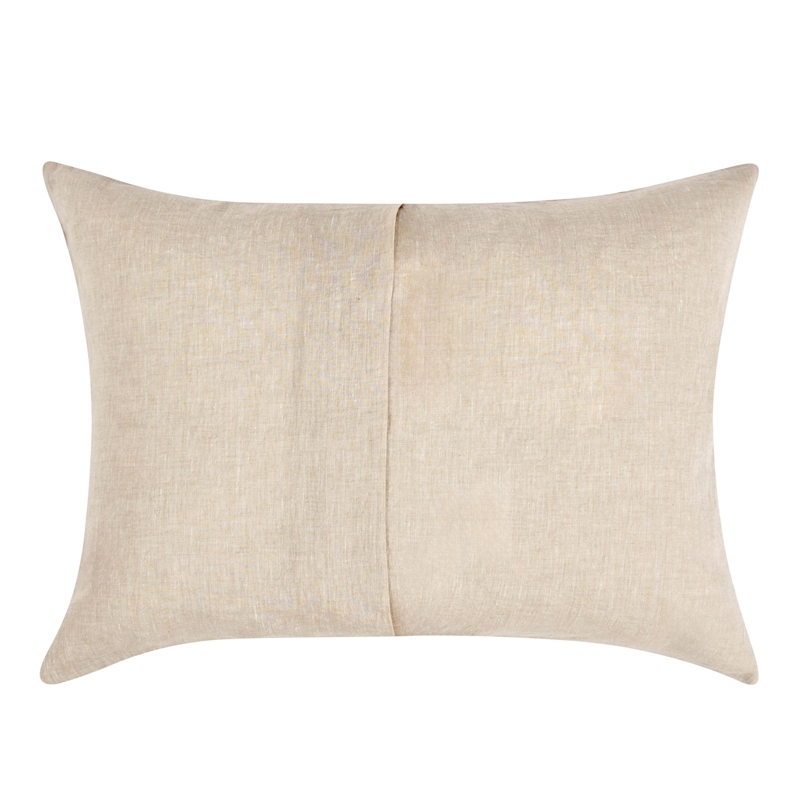 Pemberly Row Transitional Fabric Linen Cashmere Standard Beige Sham