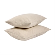 Pemberly Row Transitional Fabric Linen Cashmere Standard Beige Sham
