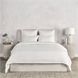 Pemberly Row Transitional Linen Cashmere Fabric King White Duvet