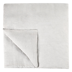 Pemberly Row Transitional Linen Cashmere Fabric King White Duvet