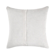 Pemberly Row Transitional Linen Cashmere Fabric Euro White Sham