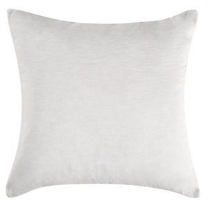 Pemberly Row Transitional Linen Cashmere Fabric Euro White Sham