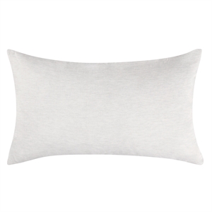 Pemberly Row Transitional Linen Cashmere Fabric King White Sham