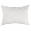 Pemberly Row Transitional Linen Cashmere Fabric Standard White Sham