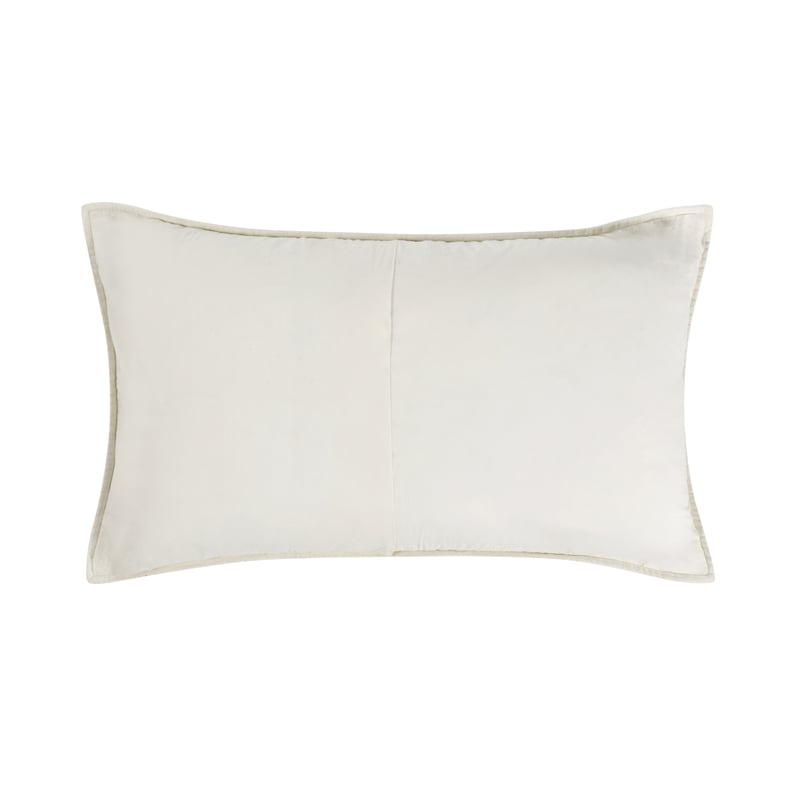 Pemberly Row Transitional Abraham Cotton Linen Eggshell Beige King Sham