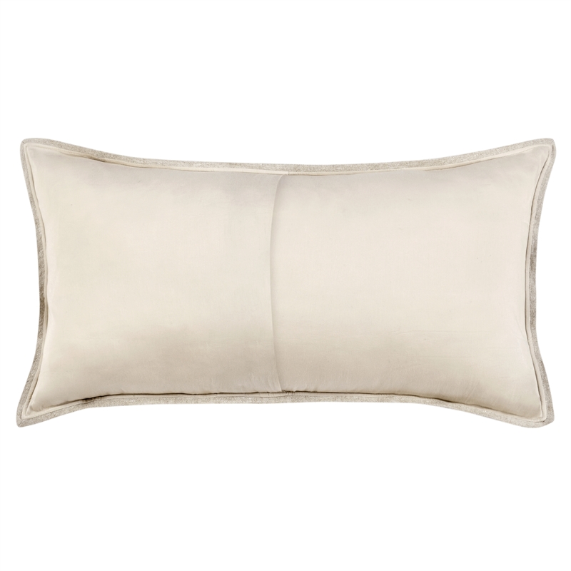 Pemberly Row Transitional Cotton Linen Blend Natural King Sham