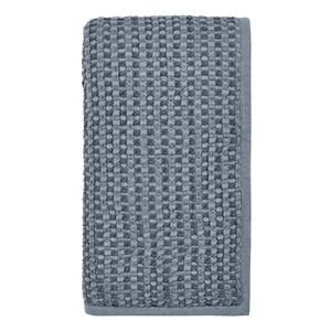 Pemberly Row Colorman Cotton Linen Blend MaBlue Throw Blanket