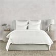 Pemberly Row Transitional Woven Stitch Design Cotton White King Sham