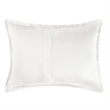 Pemberly Row Transitional Woven Stitch Design Cotton White Standard Sham