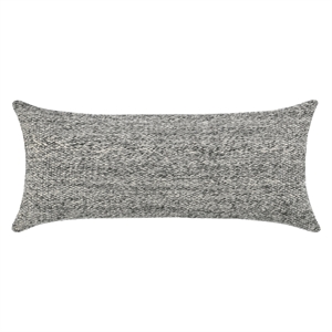 Pemberly Row 16&quotx36&quot Recycled Plastic Fabric Throw Pillow in Gray
