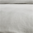 Pemberly Row Transitional Cotton Linen Blend Queen Duvet Gray