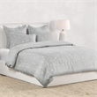 Pemberly Row Transitional Cotton Gray Embroidered Standard Sham