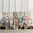 Pemberly Row Transitional Linen Fabric Multi-Color 50