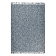 Pemberly Row TC Sharma Cotton Linen Denim Blue Throw Blanket 50