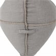 Pemberly Row Beige Teardrop Polyester Blend Fabric Lounge Chair