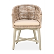Pemberly Row Outdoor Solid Wood Dining Chair in Natural Tone