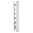 Pemberly Row Transitional 6 Shelf Oak Wood Veneer White Wash Bookshelf