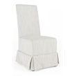 Pemberly Row Transitional Set of Two Fabric Dining Chairs in Natural