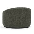 Pemberly Row Green Boucle Fabric Upholstered Swivel Accent Chair