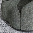 Pemberly Row Green Boucle Fabric Upholstered Swivel Accent Chair