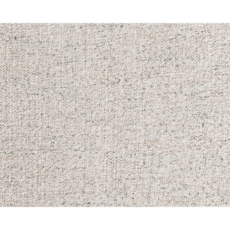 Pemberly Row Ivory Boucle Fabric Upholstered Swivel Accent Chair