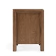 Pemberly Row Transitional Oak Wood Nightstand in Two-Tone Brown