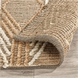 Pemberly Row 2.6'x8' Natural Jute Blend Ivory Hand Woven Accent Rug