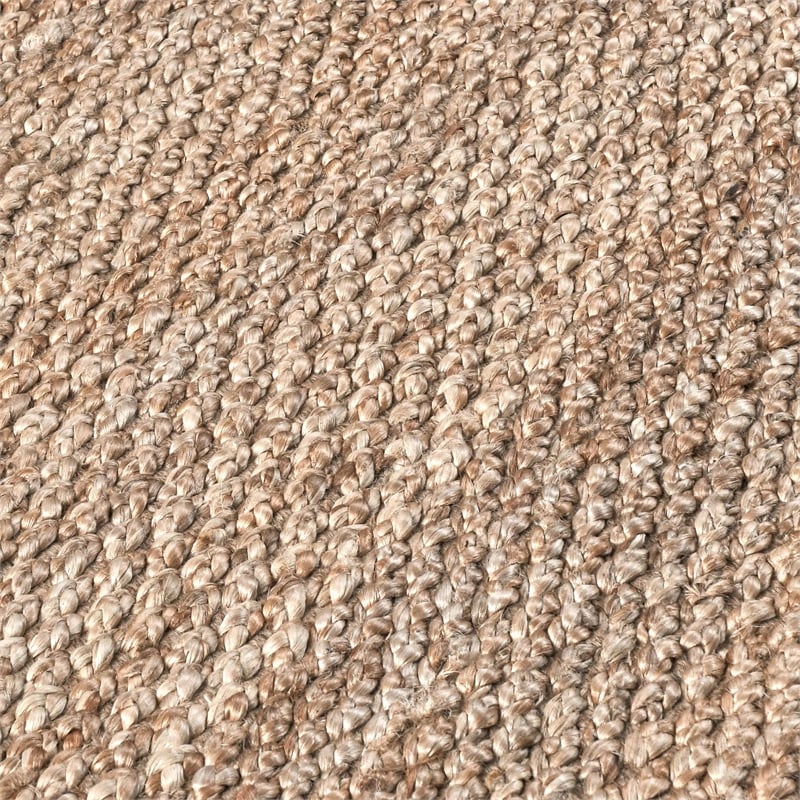 Pemberly Row 9'x12' Jute Handwoven Sustainable Beige Accent Area Rug