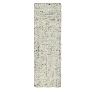 Pemberly Row 2.6'x8' Sustainable Handwoven Jute Blend Sage Green Accent Rug