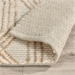 Pemberly Row 2.6'x8' Indoor Jute Blend Handwoven Geometric Ivory Area Rug Runner