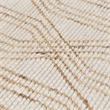 Pemberly Row 2.6'x8' Indoor Jute Blend Handwoven Geometric Ivory Area Rug Runner