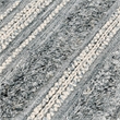 Pemberly Row 2.6'x8' Indoor Outdoor Sustainable Fabric Handwoven Blue Accent Rug