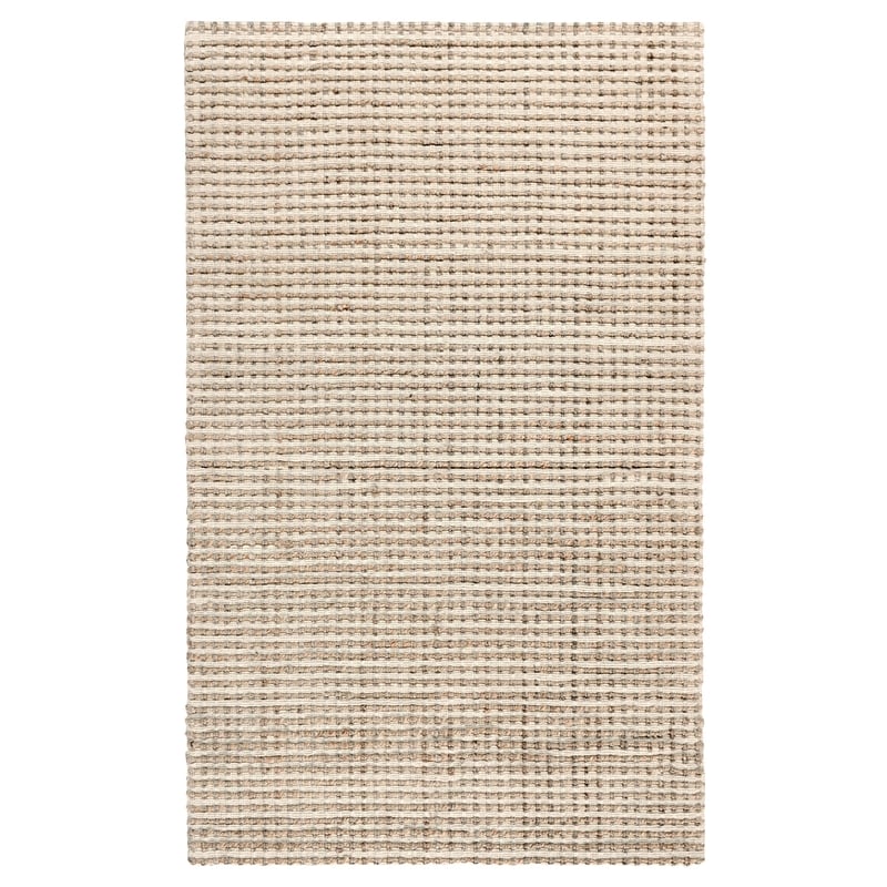 Pemberly Row 9'x12' Handwoven Jute Sustainable Brown Ivory Accent Area Rug