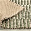Pemberly Row 8'x10' Jute Handwoven Sustainable Green Accent Area Rug