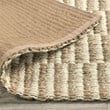 Pemberly Row 5'x8' Jute Handwoven Sustainable Ivory Accent Area Rug