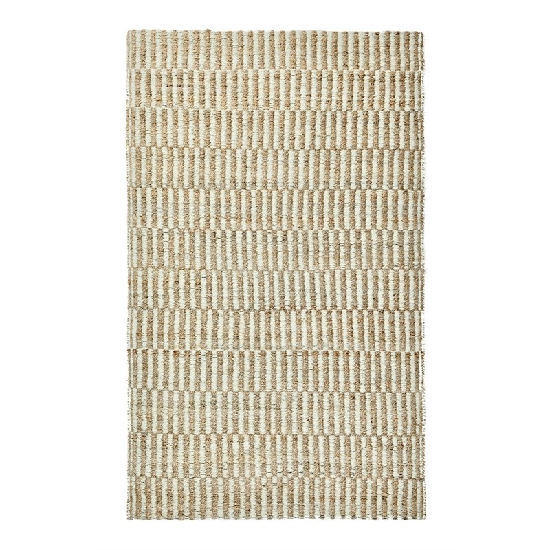 Pemberly Row 8'x10' Jute Handwoven Sustainable Ivory Accent Area Rug