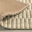 Pemberly Row 5'x8' Jute Handwoven Sustainable Ivory Accent Area Rug