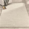 Pemberly Row 9'x12' Wool Blend Fabric Handwoven Beige Accent Area Rug