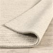 Pemberly Row 9'x12' Wool Blend Fabric Handwoven Beige Accent Area Rug