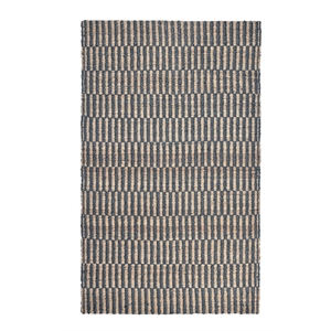 Pemberly Row 8'x10' Jute Handwoven Sustainable Blue Accent Area Rug