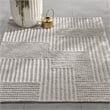 Pemberly Row 5'x8' Recycled Fabric Handwoven Sustainable Gray Accent Area Rug