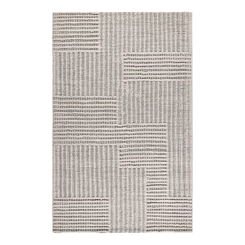 Pemberly Row 8'x10' Recycled Fabric Handwoven Sustainable Gray Accent Area Rug