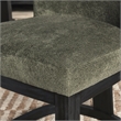 Pemberly Row Transitional Upholstered Fabric Herb Green Dining Chair