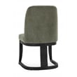 Pemberly Row Transitional Upholstered Fabric Herb Green Dining Chair