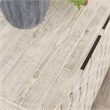 Pemberly Row 4-Door Reclaimed Pine Wood Buffet Sideboard in Cream