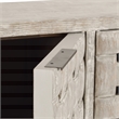 Pemberly Row 4-Door Reclaimed Pine Wood Buffet Sideboard in Cream