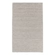 Pemberly Row 5'x8' Wool Polyester Blend Fabric Handwoven Light Gray Area Rug